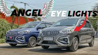 ERTIGA LATEST MODIFICATION WITH ANGEL EYE HEADLIGHTS,GENUINE ALLOYS & MORE||MUST WATCH | 📞9321811482