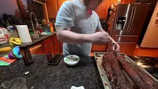Ribs test 2, post broil 