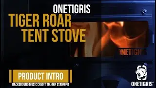 OneTigris TIGER ROAR Tent Stove with Pipe & Leather Gloves