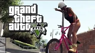 GTA V - BMX мастер выполнение крутых трюков (bmx master)