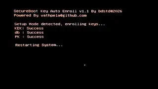Cloud Update | Simple Certificate Enrollment in SecureBoot Setup Mode Using the Multi-Image Feature