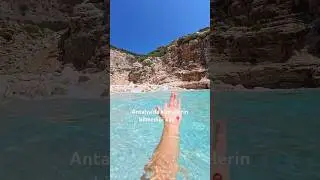 Antalya'da kimselerin bilmediği ve olmadığı koy 💙 #finike #demre #antalya #deniz