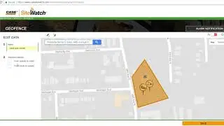 Creating a Geofence using Case Sitewatch