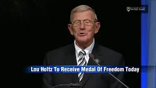 Lou Holtz Medal of Freedom