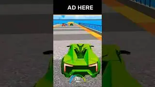 mustang GT racing game 🎮 impossible car stunt 🔥 android phone #shorts #cargame #treanding