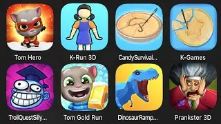 Tom Hero,K Run Challenge 3D,456 Survival Candy Challenge,K Games Challenge,Troll Quest Silly Test