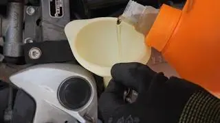 Oil change Transalp 600-650-700 & Africa Twin 650-750