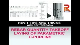 BPD ST  Rebar quantity takeoff and parametric purlin layout