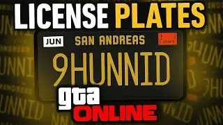 HOW TO GET CUSTOM LICENSE PLATES IN GTA ONLINE (Custom Plates 2025 Update!)