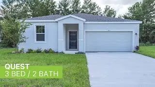 New Homes in Poinciana | Quest Floor Plan by Avex Homes | Home Walk Through