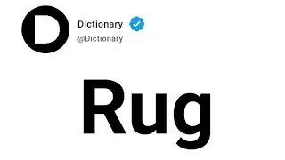 Rug Meaning In English