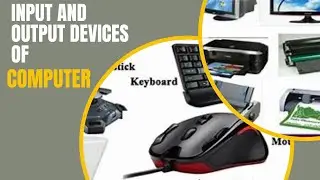 Input and Output Devices of computer | keyboard | Mouse | joystick | Printer | Moniter | Ali Tech