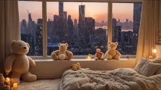 Cozy Rainy Night City Ambience 🌧️ Soft Rain Sounds for Sleep, Relaxation & Study (LIVE)