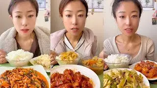 Chinese Home-Cooked Food Mukbang | Realistic Eating Sounds No Talking #348