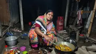 কাজের চাপে আজকের ব্লকটা রাত্রে করলাম | village vlog. 2