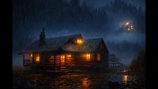 Cozy Cabin in the Rain | Relaxing Rain Sounds for Sleep & Study