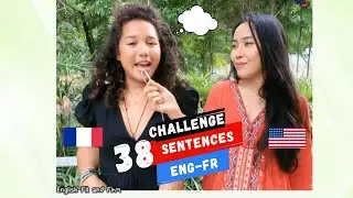 🇫🇷 38 SENTENCES challenge to a FRENCH GIRL II Simultaneous interpretation