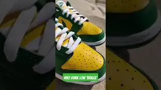 the beauty of Nike Dunk Low 'Brazil' ! 🇧🇷
