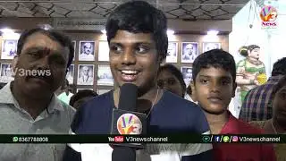 EAMCET 1 st RANKER || FACE TO FACE||Sureshdandu || V3 NEWS CHANNEL