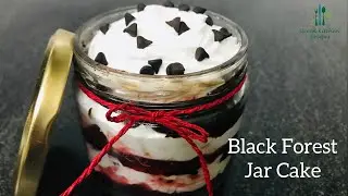 Jar Cake Recipe I Black Forest Jar Cake I How to make Jar Cake