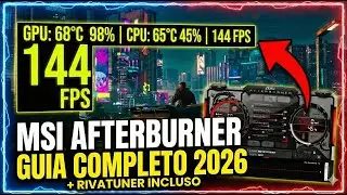 Como instalar e configurar MSI Afterbuner + Rivatuner Guia completo 2026