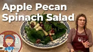 How to make Apple Pecan Spinach Salad