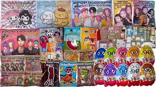 [🌈Paper DIY🌈] 2025 BLIND BAGS COMPILATION UNBOXING | huntrix saja boys squid game | ASMR PAPERCRAFT