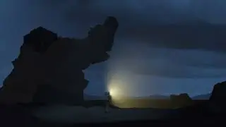 Landscape Environement scene in Blender 2.82
