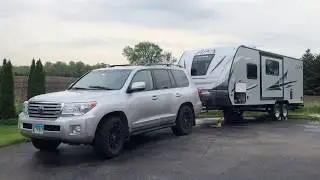 Land Cruiser 200 Towing Details with and without ARB Lift
