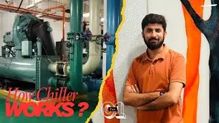 How Chiller Works #chiller #delhi #plant room #@mdaamirahmadkhan1499.