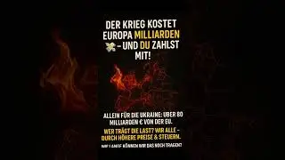 Der Krieg kostet Milliarden&ndash; am Ende zahlst DU 💸#FinanzHacks #Krieg #Geld #motivation #geldpolitik