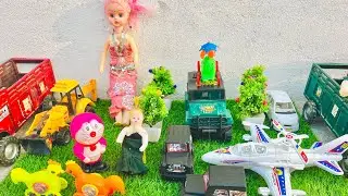 Gadi wala cartoon | toy helicopter ki vedio | jcb, car,Trector,bus,mini Trector, train,baribe#2