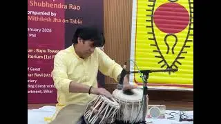 Beautiful Sitar concert by Pt. Shubhendra Rao with Pt. Mithilesh Jha on Tabla at Bapu Tower, Patna