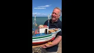 Barche da pesca in miniatura, la 