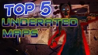TOP 5 UNDERRATED ZOMBIES MAPS!!! (COD ZOMBIES TOP 5)