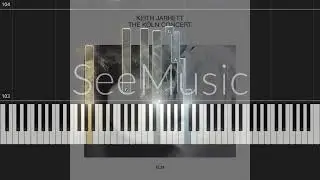 SeeMusic version of MIDI transcription of 