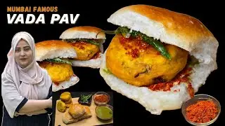 वडापाव रेसिपी | Mumbai Famous Vada Pav Recipe | Street Food |Desi Indian Food |Cook With Saba Rizvi