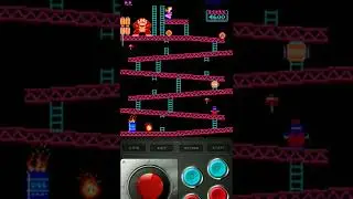 Donkey Kong 1981 Mobile Gameplay - Mame4droid - Super Mario - Android Vintage Game