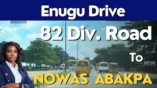 Поездка по шоссе 82 Division Road в Новас-Абакпа, Энугу/обновление информации о работе на скорост...