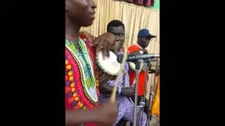 Adeyemi temitope on talking drum in ondo