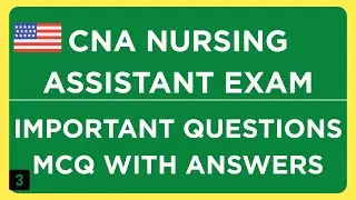 USA CNA Nursing Assistant Exam Important QUESTION | Practice MCQ | USA NURSING ASSISTANT | NNAAP | 3