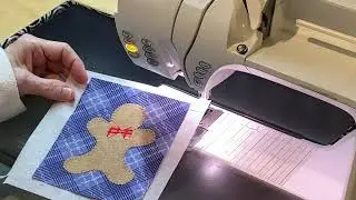 buttonhole stitch on an applique