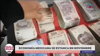 Sin crecimiento econ&oacute;mico en noviembre, reporta INEGI | DPC con Paola Rojas