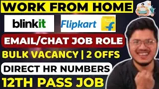 Work from home jobs  2025😍 | 12th Pass jobs at home | Latest Work from home | Remote jobs in India