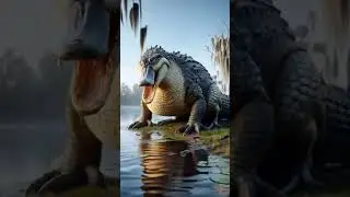 The Crocodile Experiment | Animal Fusion Series #crocodile #ai #shortsfeed #shortvide