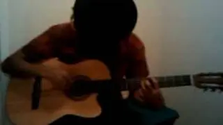 Henry(Hank) Jamming on the acoustic guitar