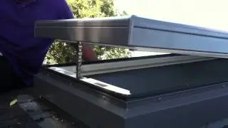 The Velux electric skylight rain sensor testing