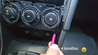 cambiar focos consola calefaccion peugeot 308 408