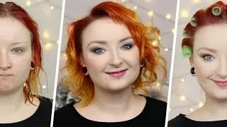 Mój sposób na loki? Wałki na rzepy! ♡ Red Lipstick Monster ♡