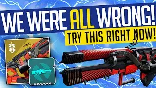 Destiny 2 | WE WERE ALL WRONG! Insta-melt Overload Exotic Machine Gun! - MUST TRY!